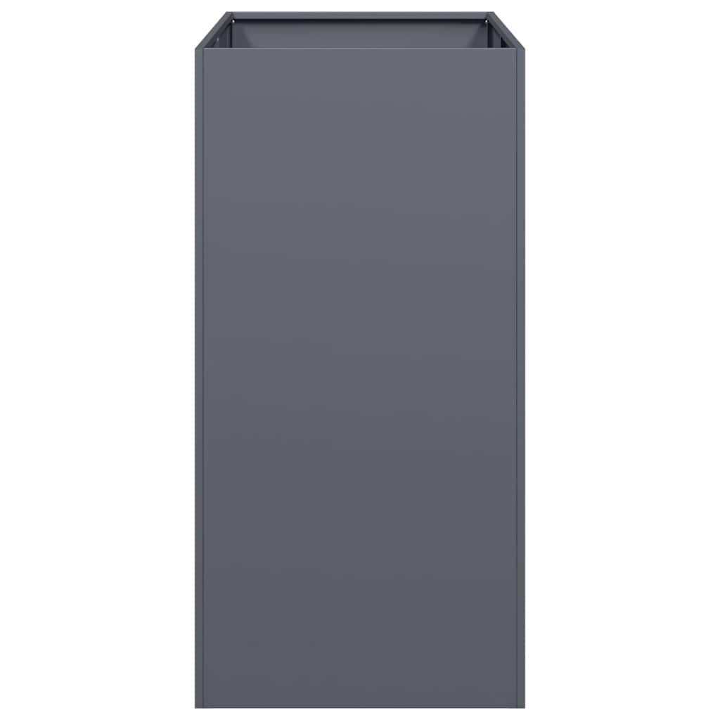 Vaso floreira 40x80x80 cm aço antracite