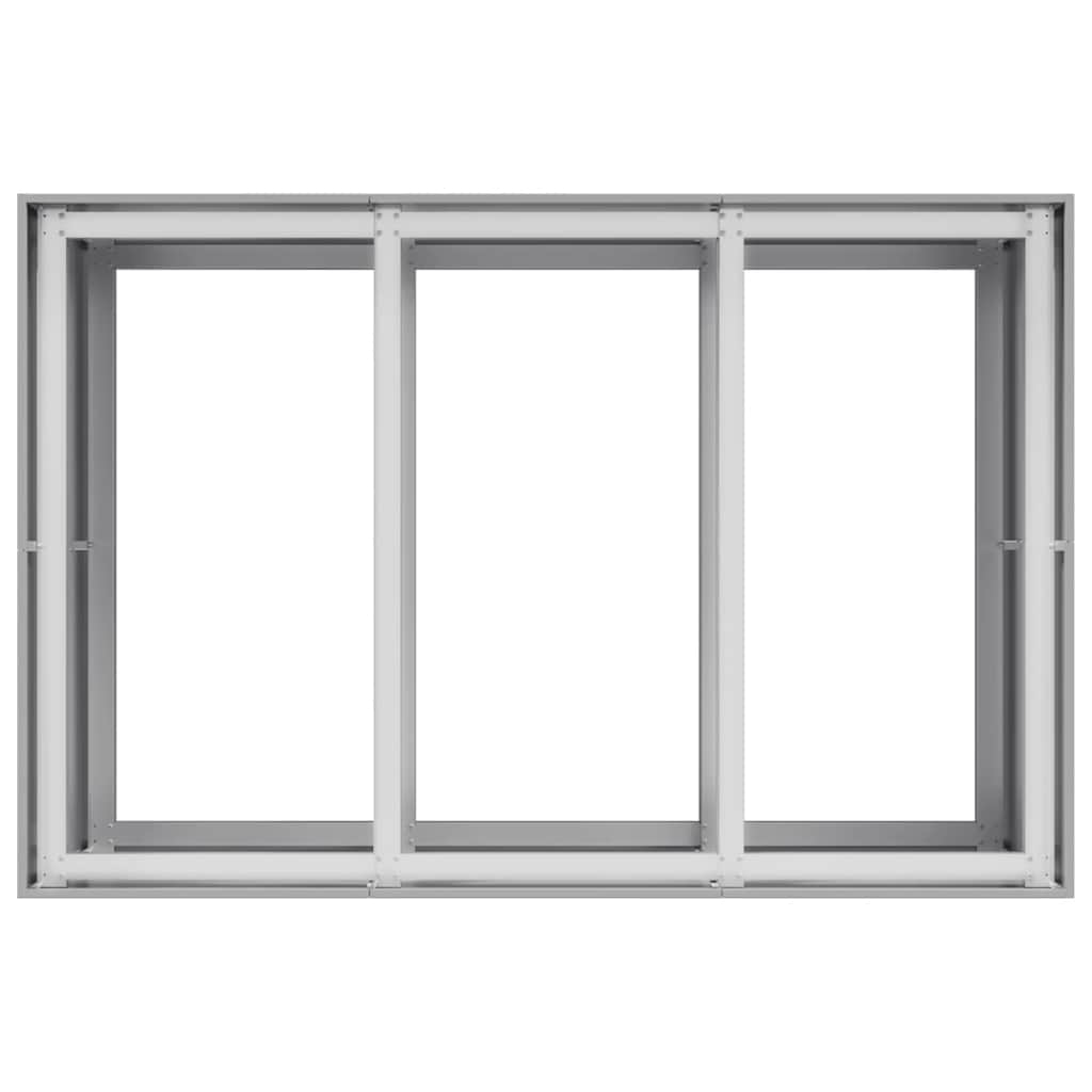 Planter 120x80x80 cm aço galvanizado