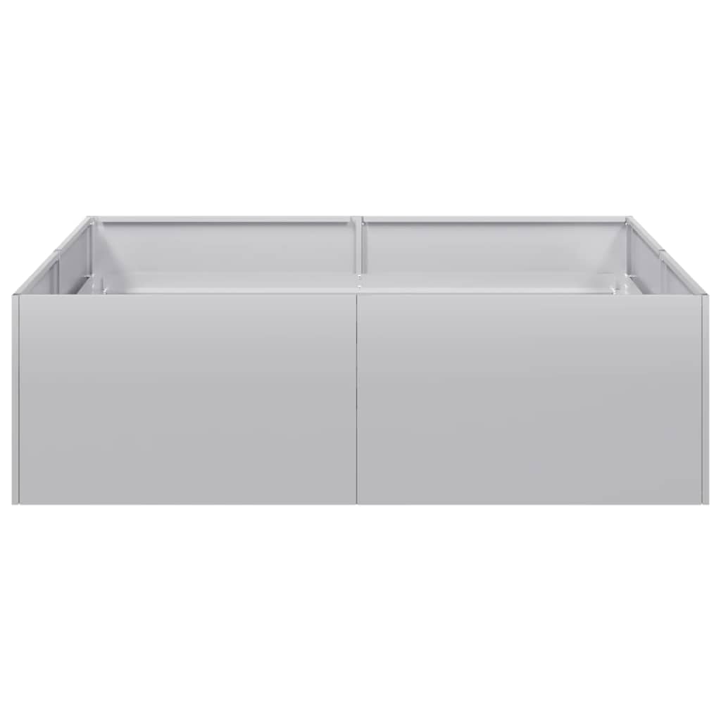 Vaso/floreira 100x100x30 cm aço galvanizado