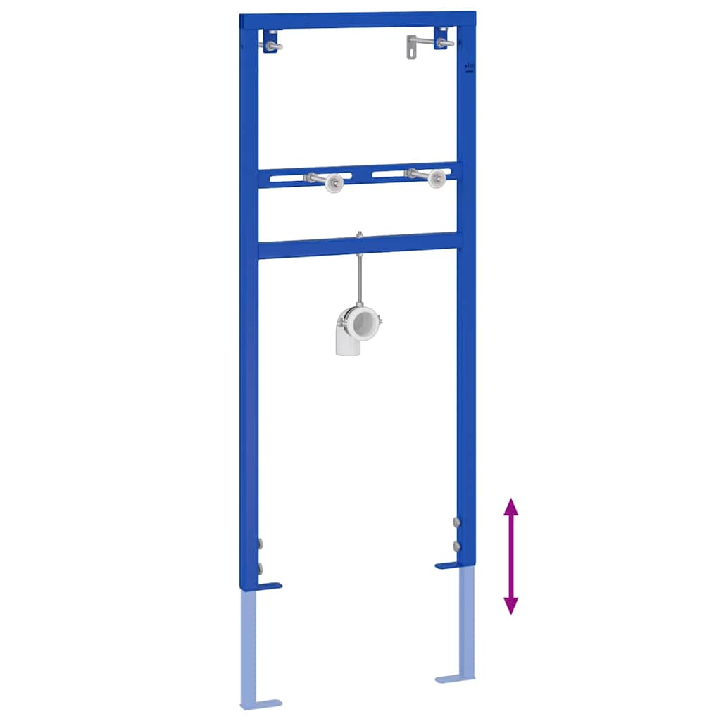Suporte de Parede para Banheiro Azul 50 x 17,5 x 136 cm Aço