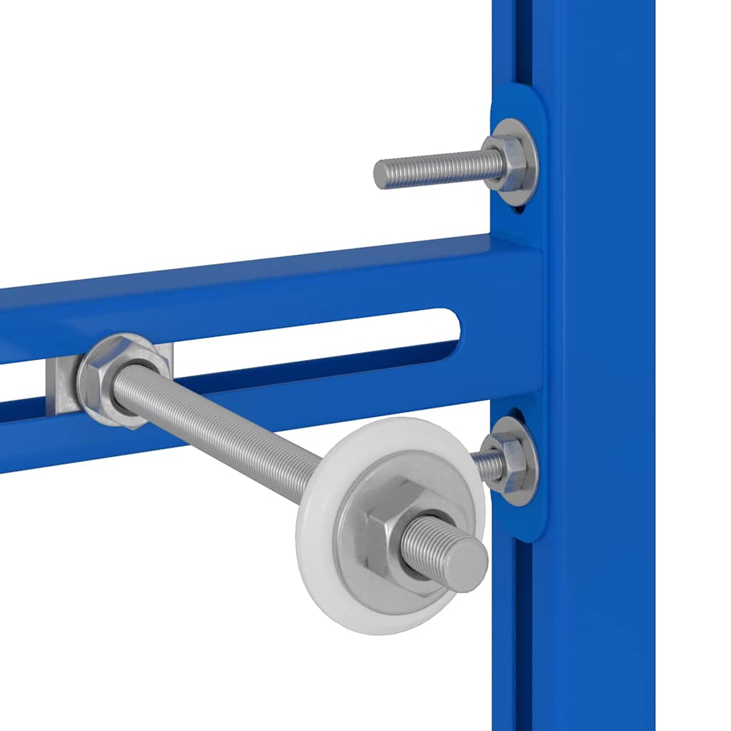 Suporte de Parede para Banheiro Azul 50 x 17,5 x 136 cm Aço