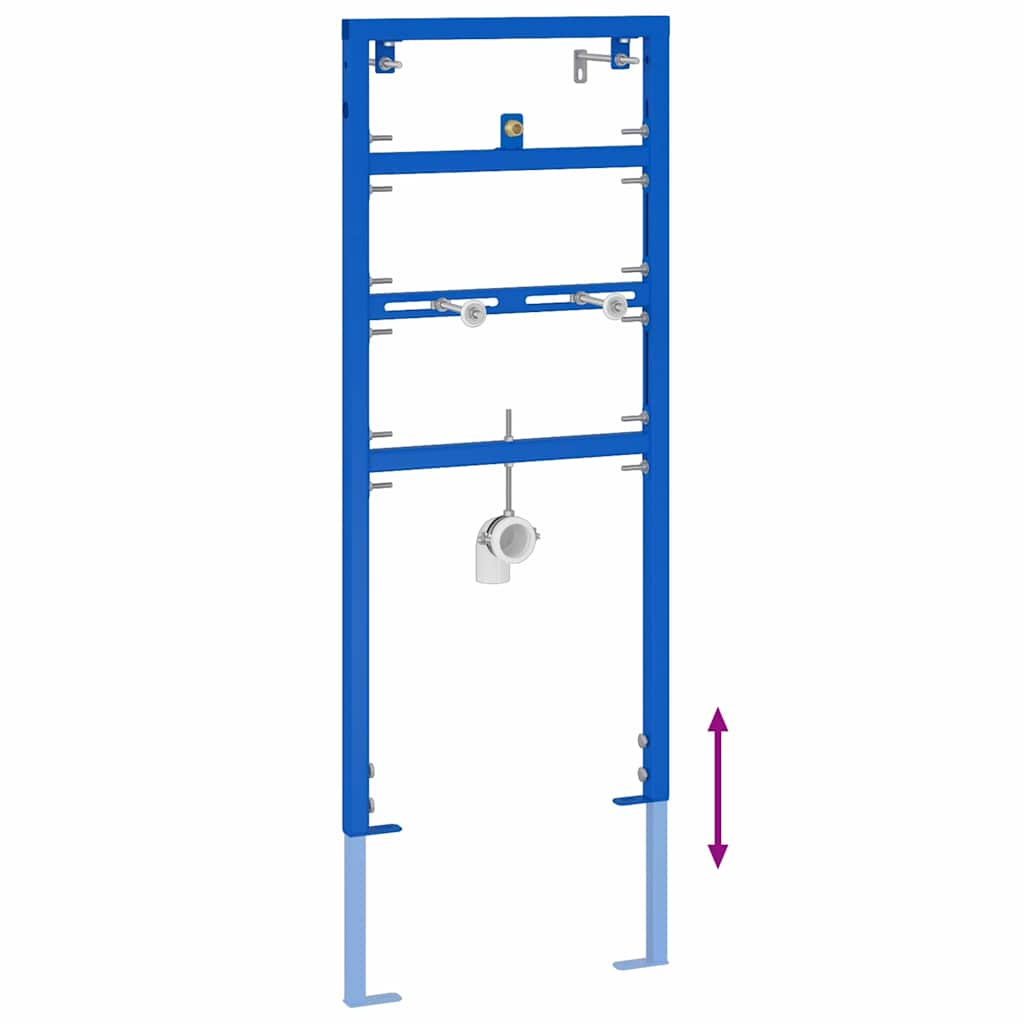 Suporte de Parede para Banheiro Azul 50 x 17,5 x 136 cm Aço