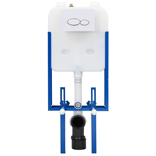 Moldura do Cistern com armazenamento Branco 50 x 8 x 131 cm Aço