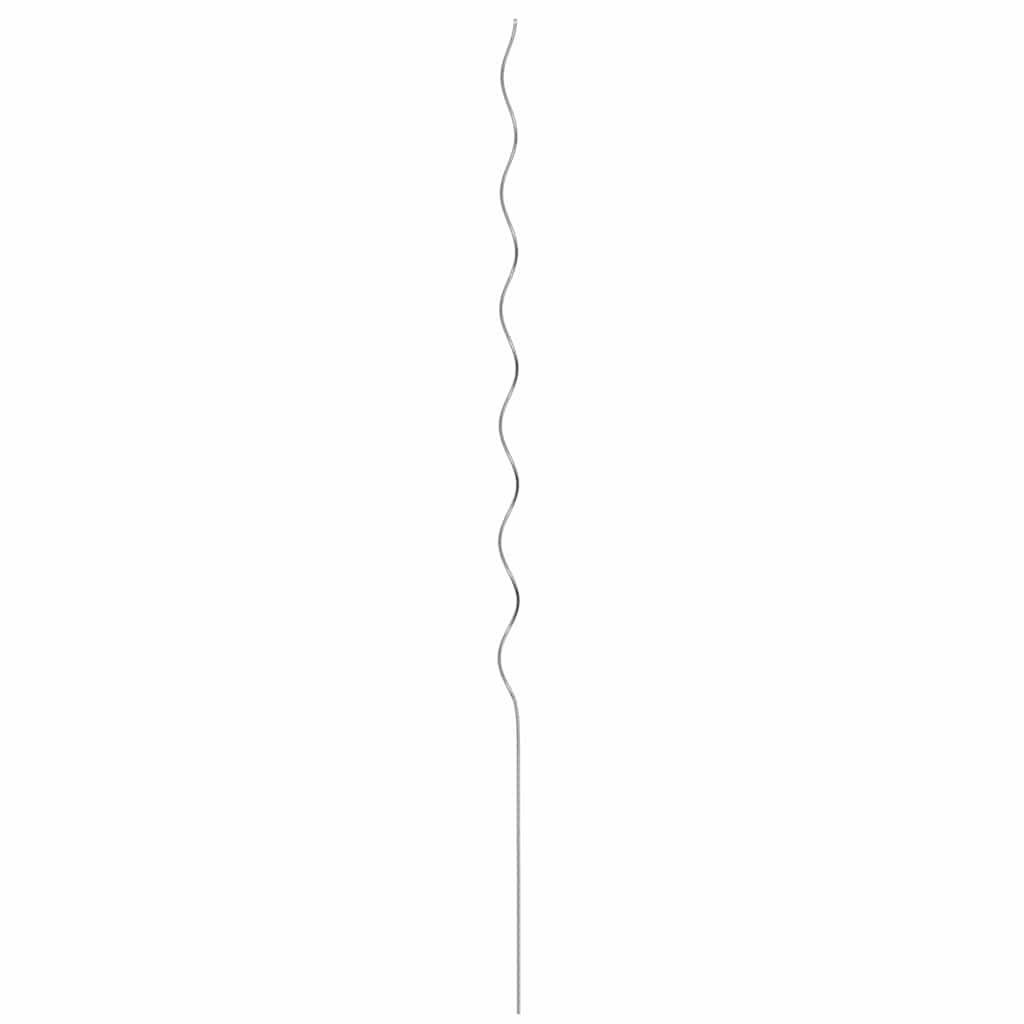 Suportes espirais para plantas 20 pcs Prateado 150 cm