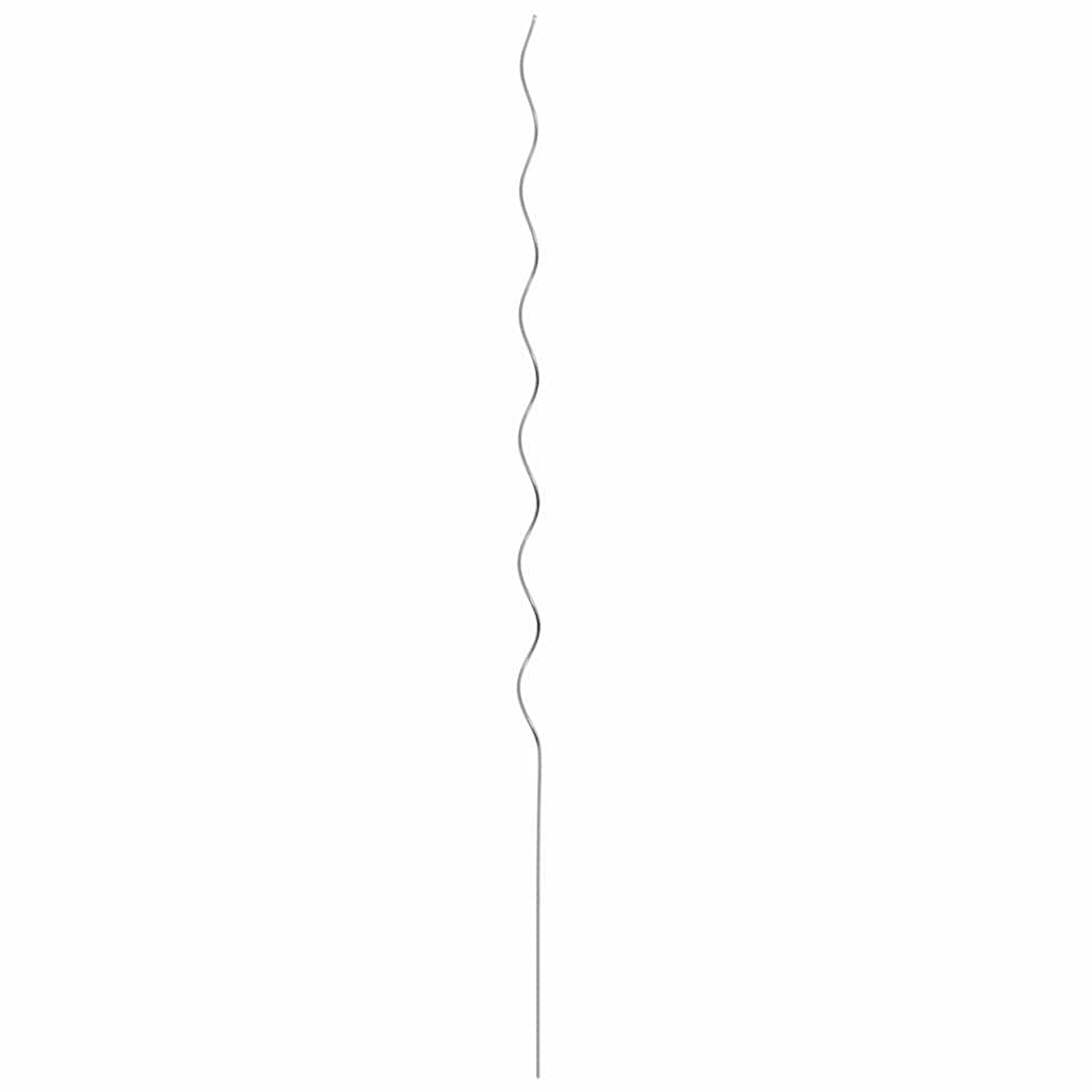 Suportes espirais para plantas 5 pcs Prateado 150 cm
