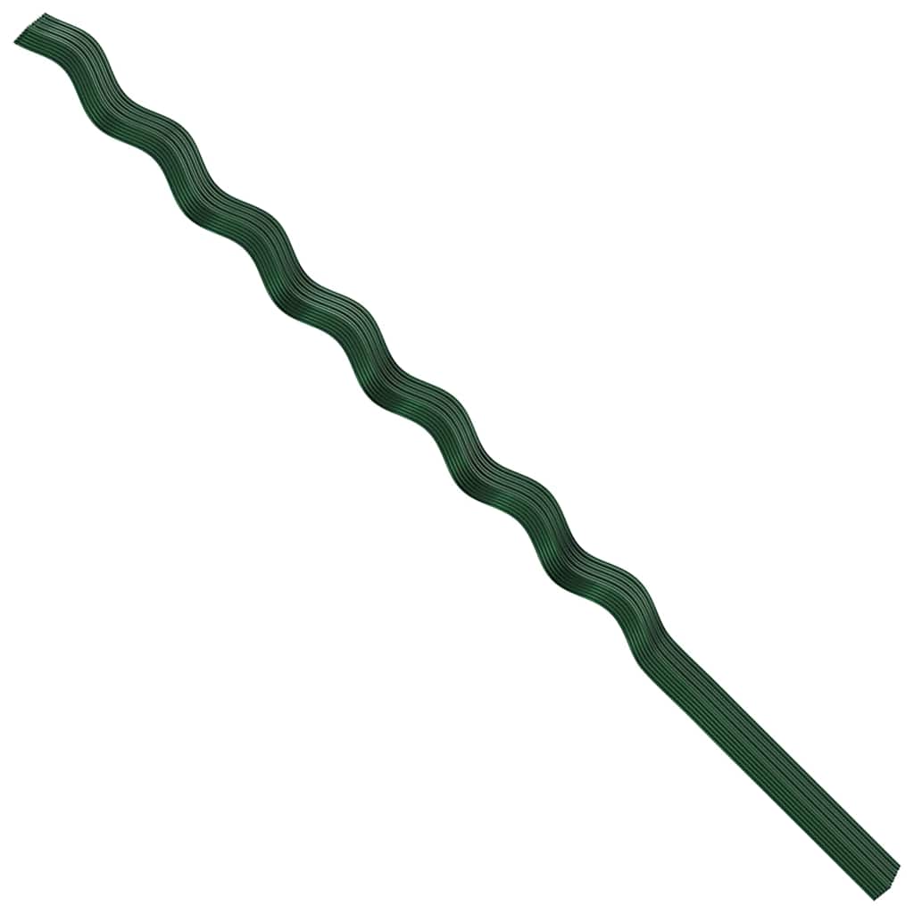 Suportes espirais para plantas 50 pcs Verde 170 cm