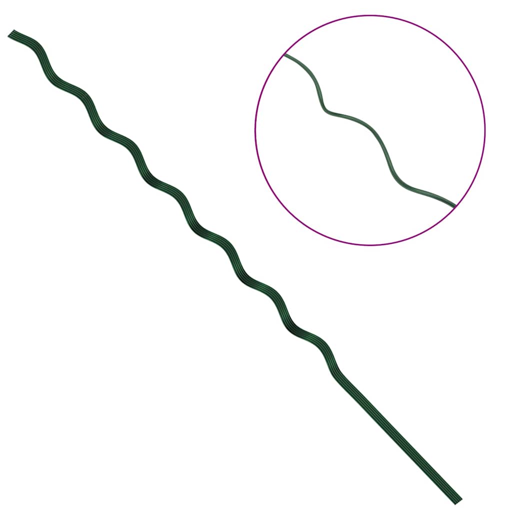 Suportes espirais para plantas 5 pcs Verde 170 cm