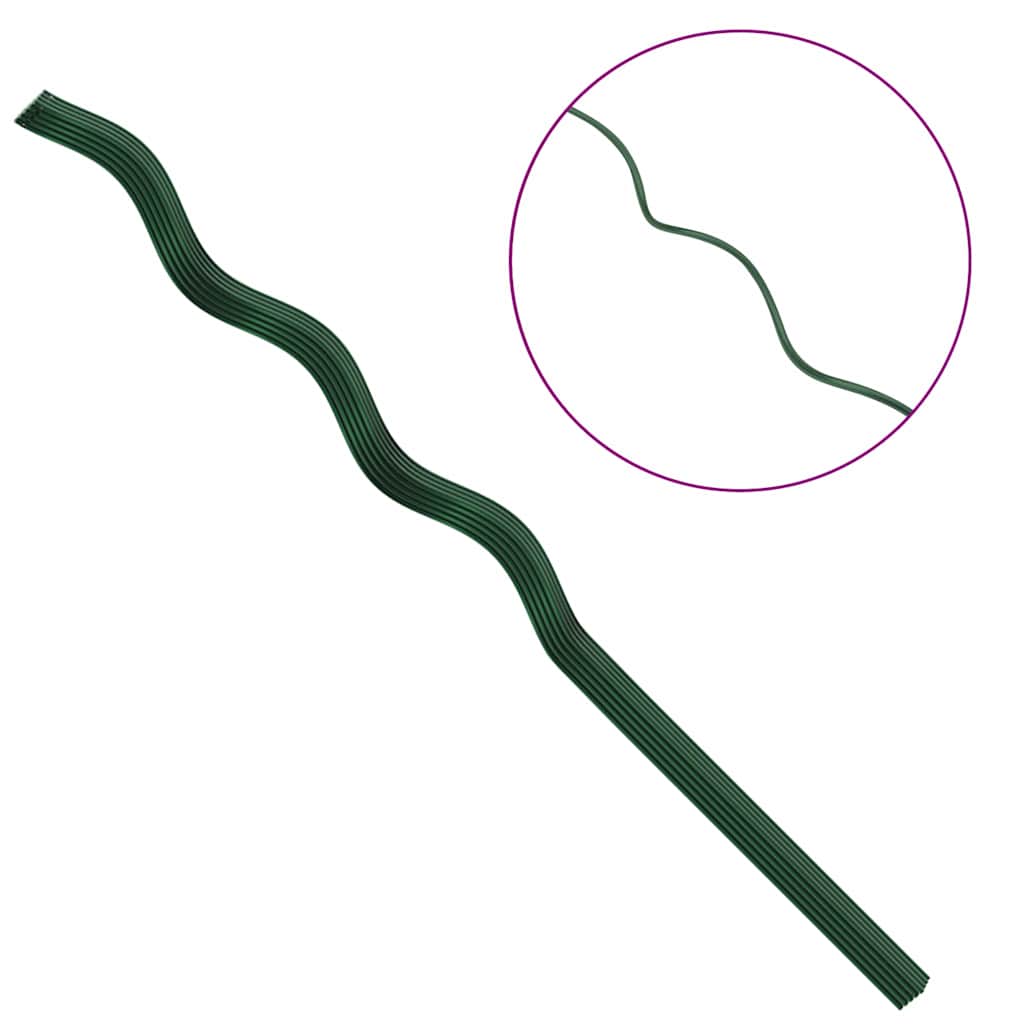 Suportes espirais para plantas 20 pcs Verde 110 cm