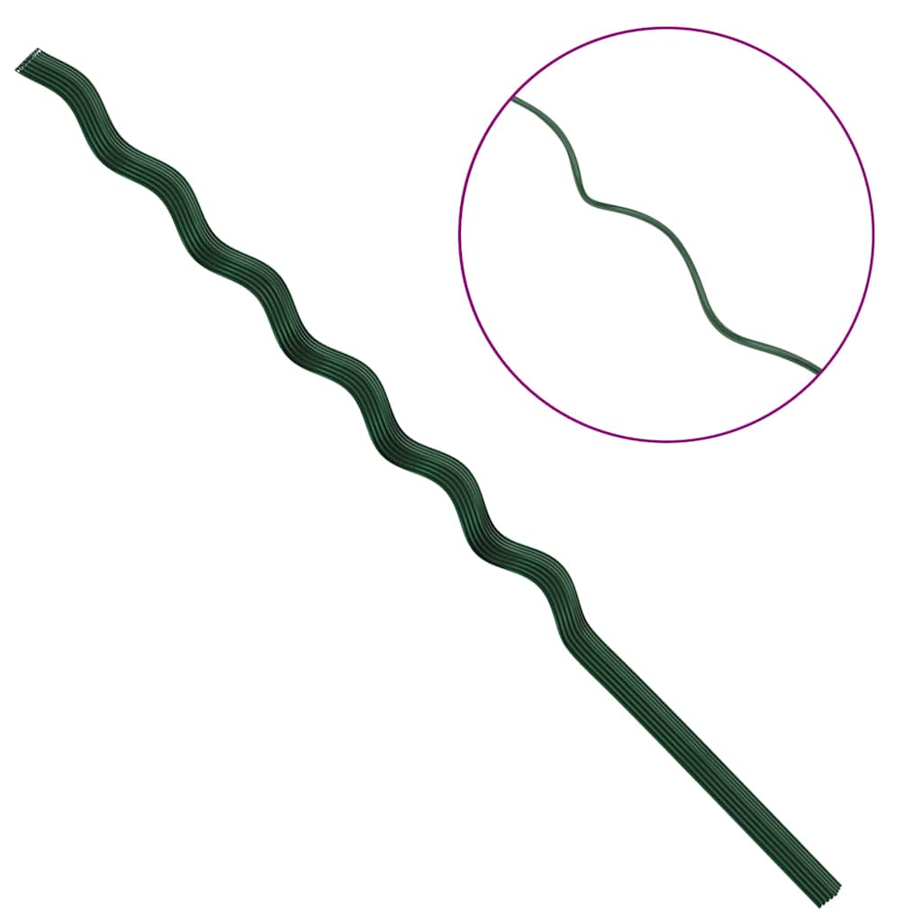 Suportes espirais para plantas 20 pcs Verde 150 cm