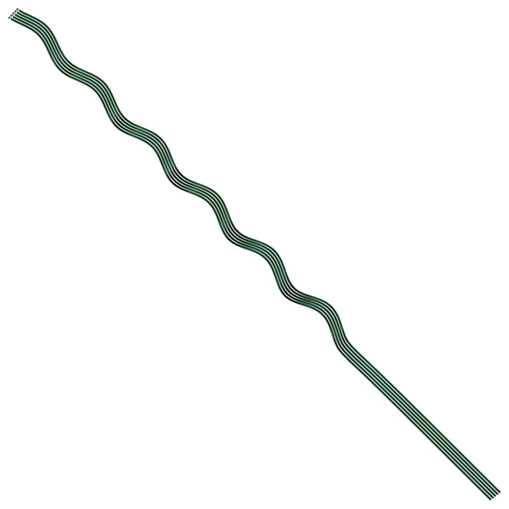 Suportes espirais para plantas 5 pcs Verde 150 cm