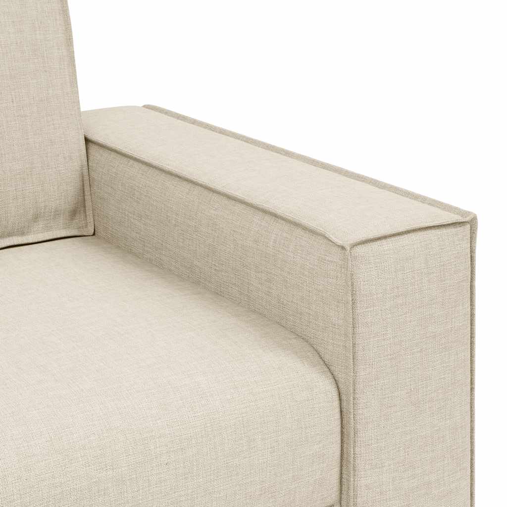 Sofá de 2 lugares em linho 120 cm