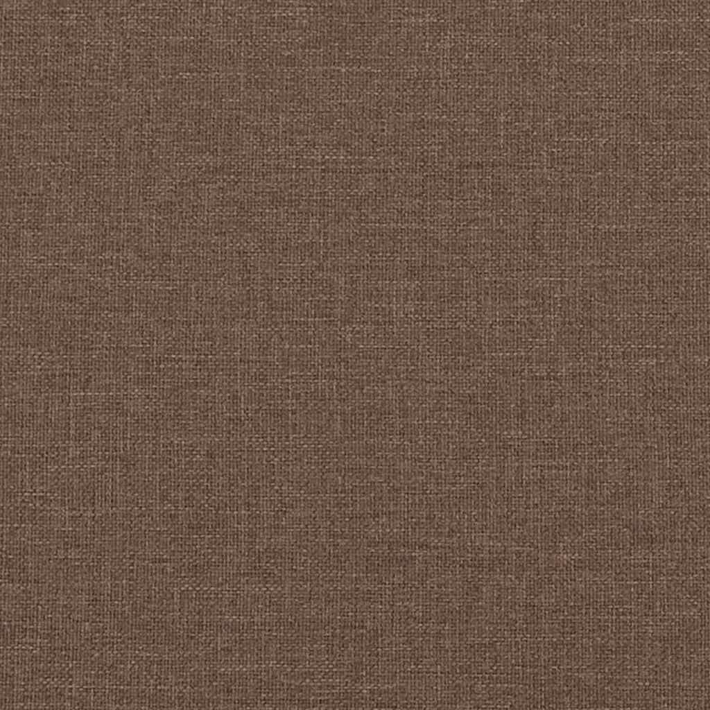 Sofá de 3 lugares marrom 180 cm tecido
