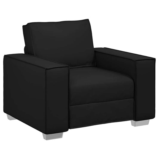 Cadeirão sofá Preto 99 x 78 x 84 cm Couro Artificial