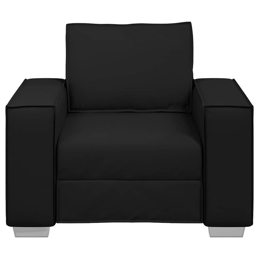 Cadeirão sofá Preto 99 x 78 x 84 cm Couro Artificial
