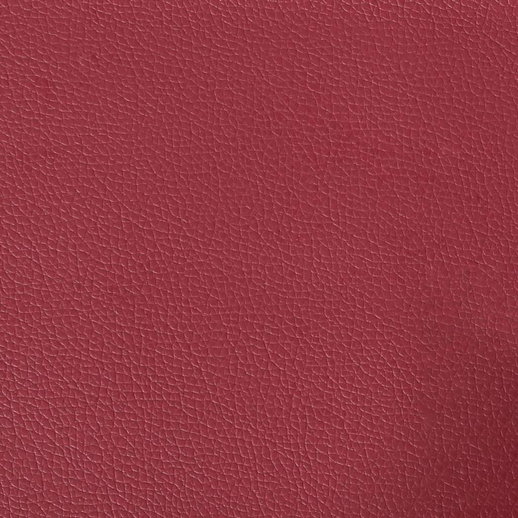 Cadeirão sofá vermelho tinto 160 x 78 x 84 cm Couro Artificial