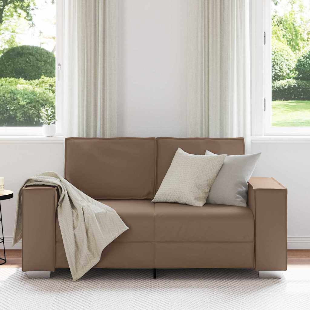 Cadeirão sofá Cappuccino 160 x 78 x 84 cm Couro Artificial