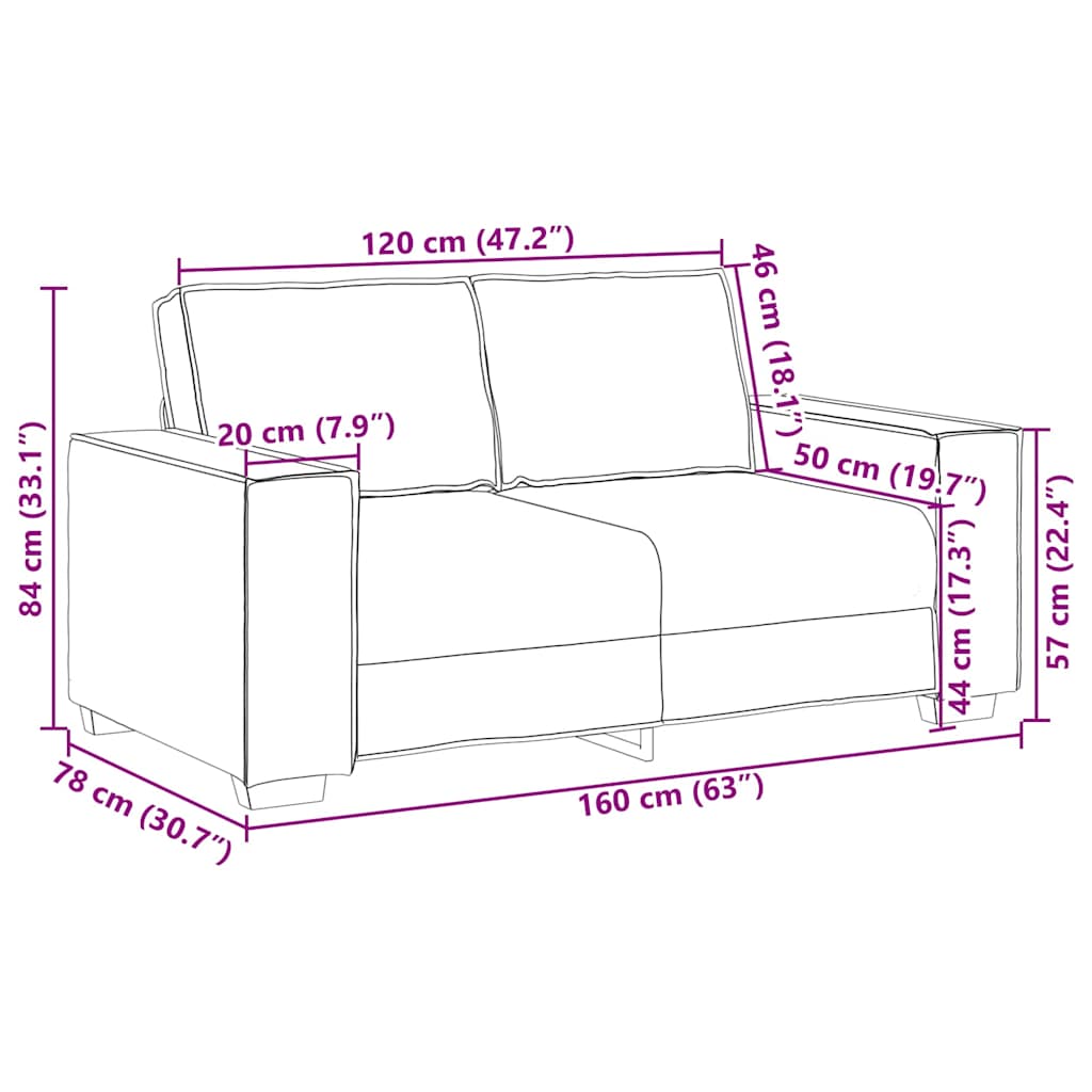 Cadeirão sofá Preto 160 x 78 x 84 cm Couro Artificial