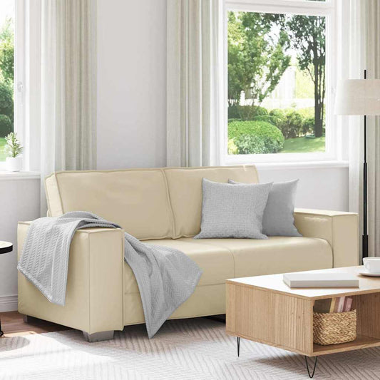 Cadeirão sofá Creme 180 x 78 x 84 cm Couro Artificial