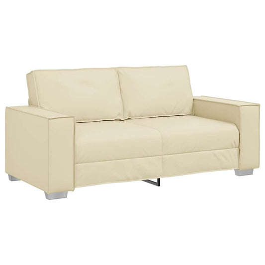 Cadeirão sofá Creme 180 x 78 x 84 cm Couro Artificial