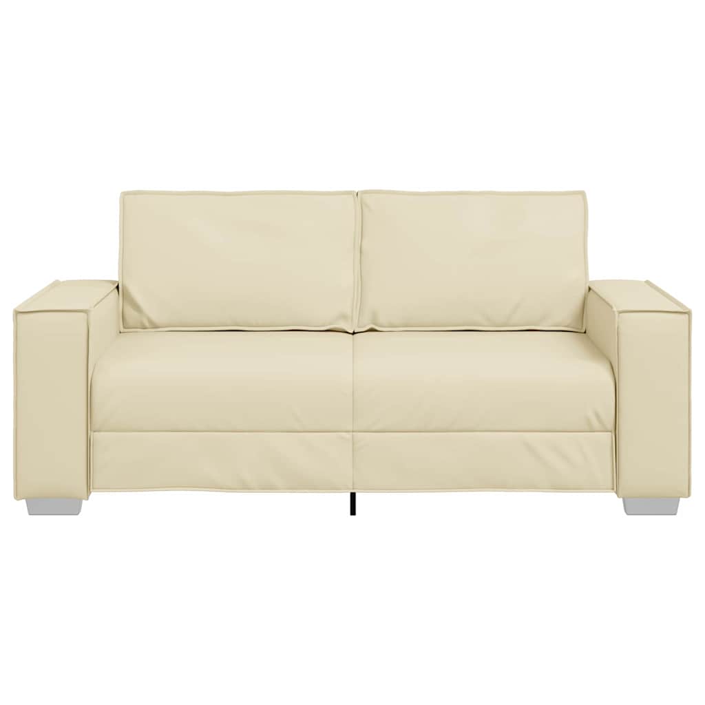 Cadeirão sofá Creme 180 x 78 x 84 cm Couro Artificial