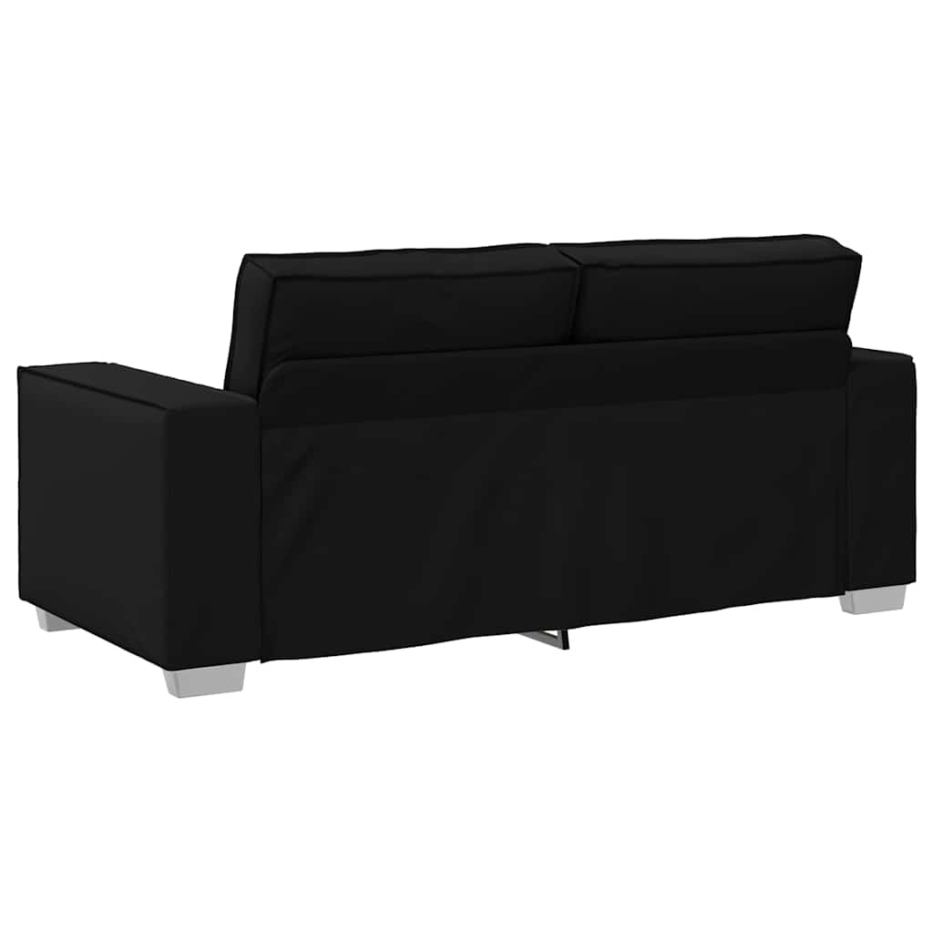 Cadeirão sofá Preto 180 x 78 x 84 cm Couro Artificial