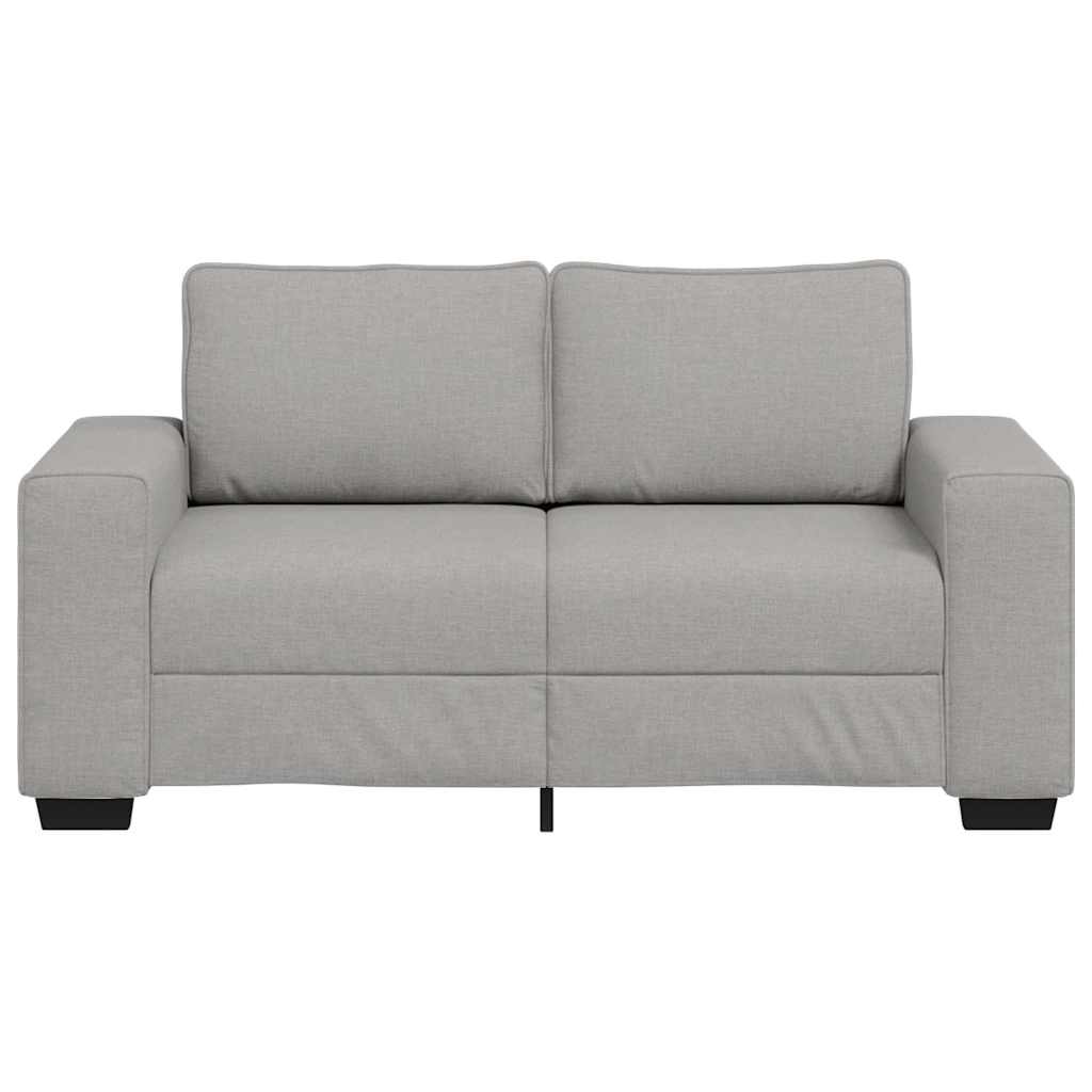 Sofá de 2 lugares 120 cm tecido cinzento nublado