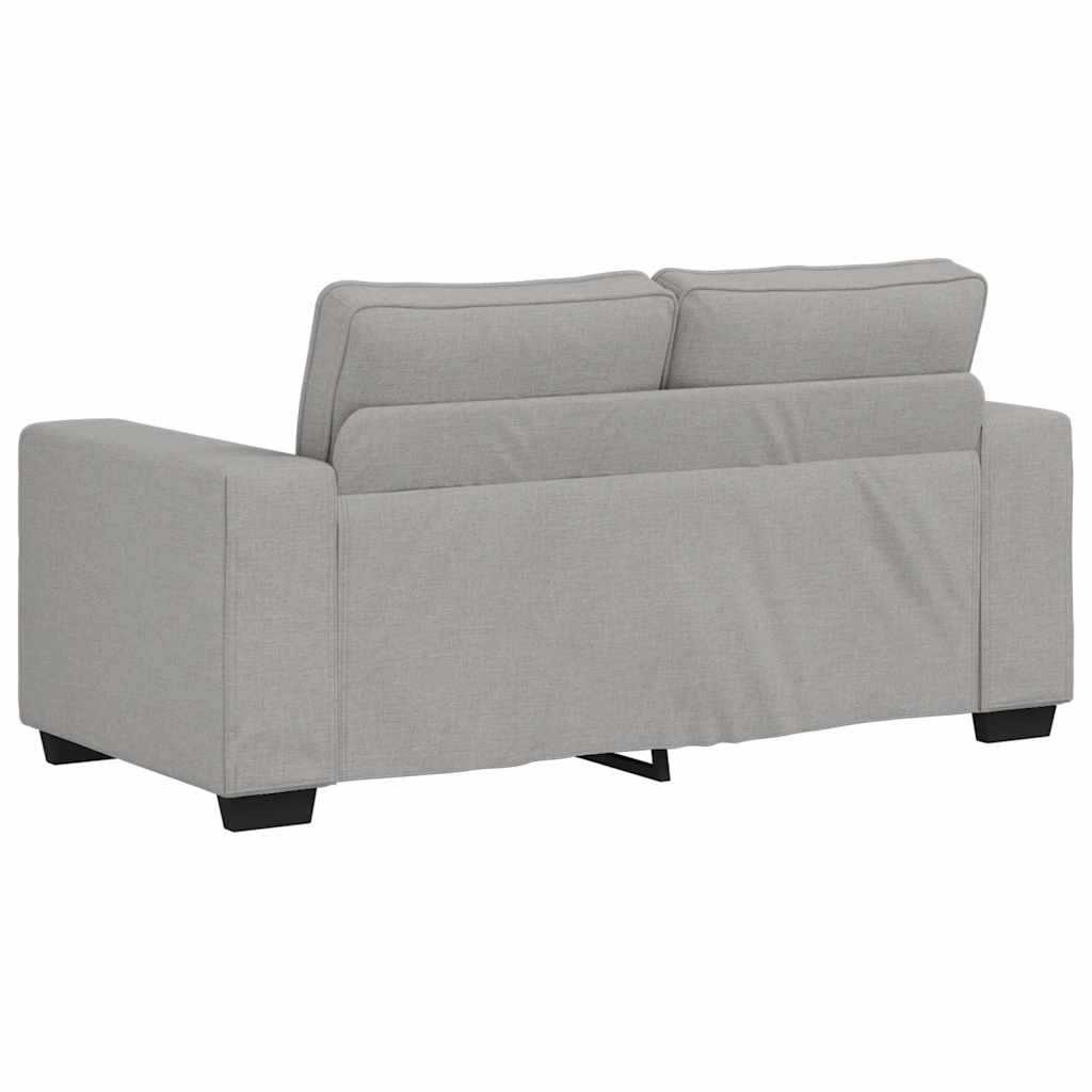 Sofá de 2 lugares 120 cm tecido cinzento nublado