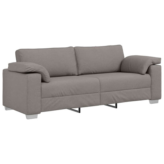 Sofá com almofada Cinzento-acastanhado 219 x 77 x 82 cm tecido