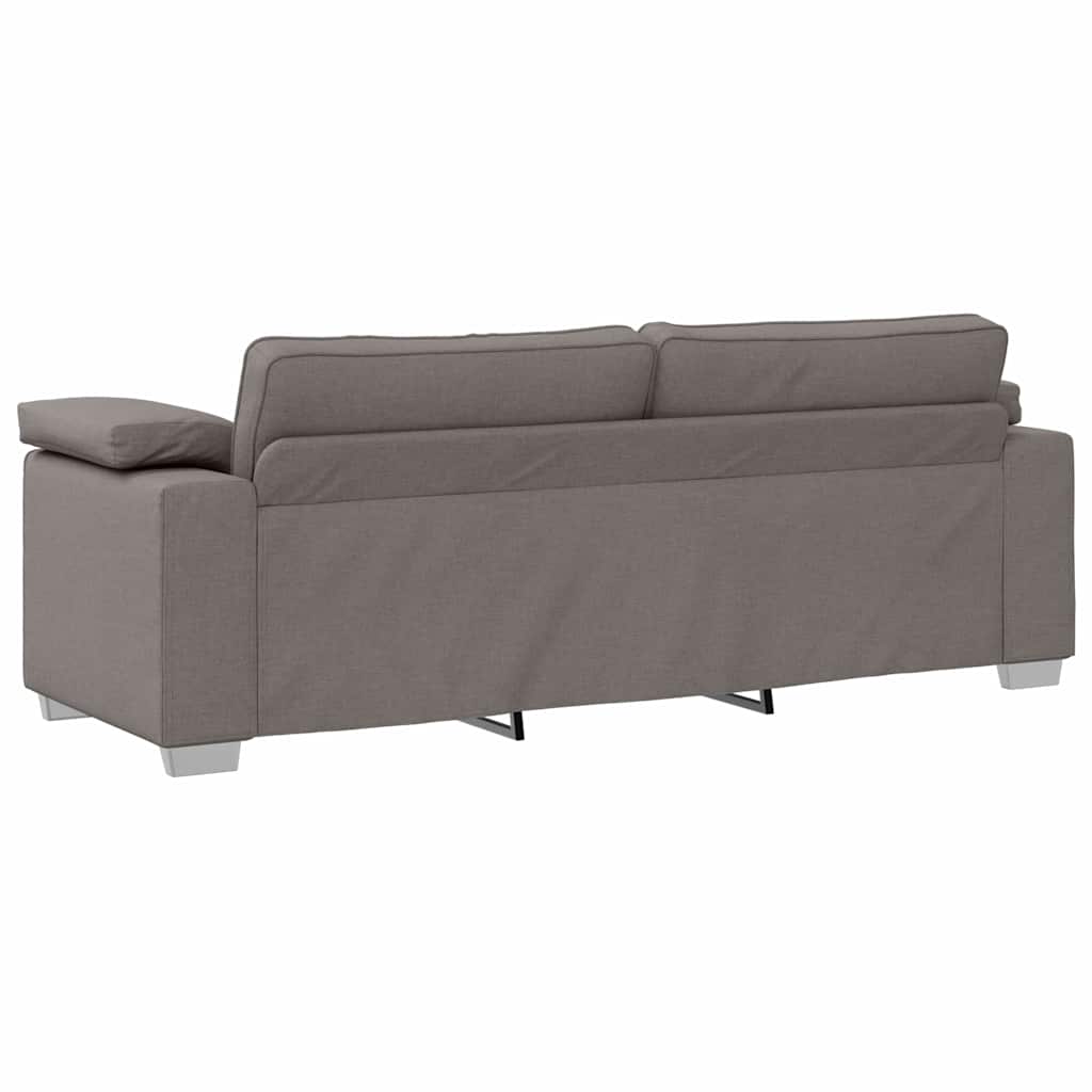Sofá com almofada Cinzento-acastanhado 219 x 77 x 82 cm tecido