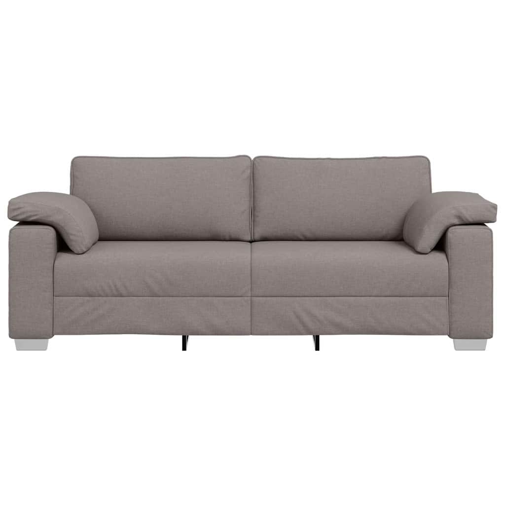 Sofá com almofada Cinzento-acastanhado 219 x 77 x 82 cm tecido