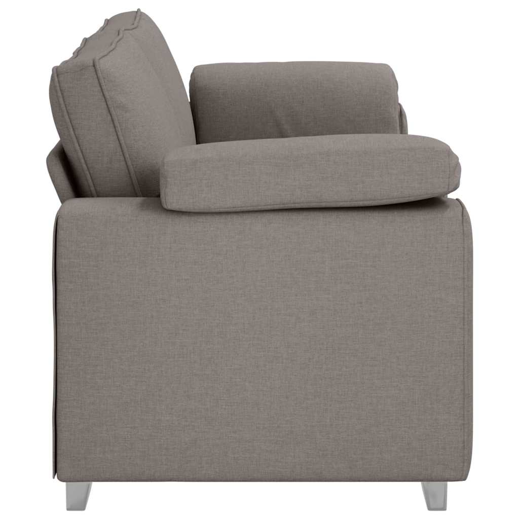 Sofá com almofada Cinzento-acastanhado 219 x 77 x 82 cm tecido