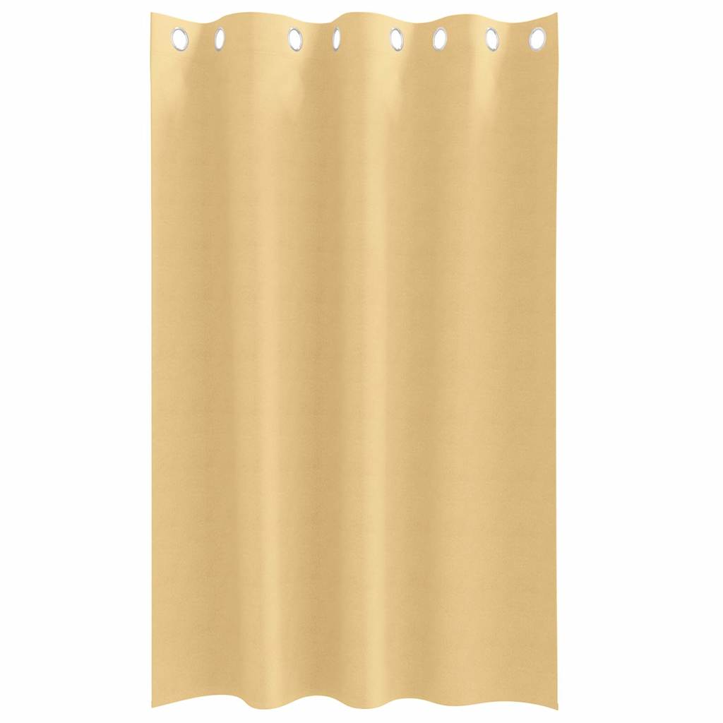 Cortinas opacas com cortinas Bege Poliéster