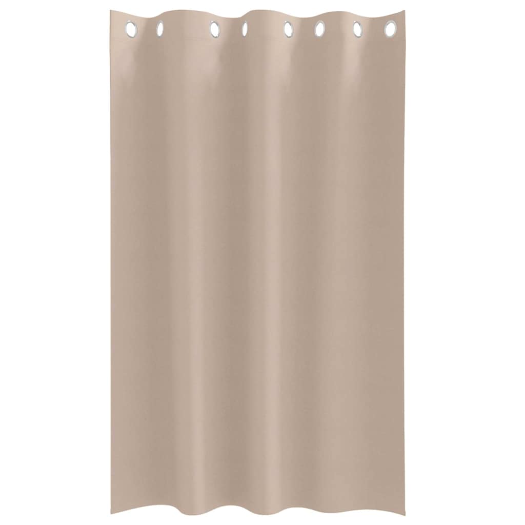 Cortinas opacas com cortinas Cinzento-acastanhado Poliéster
