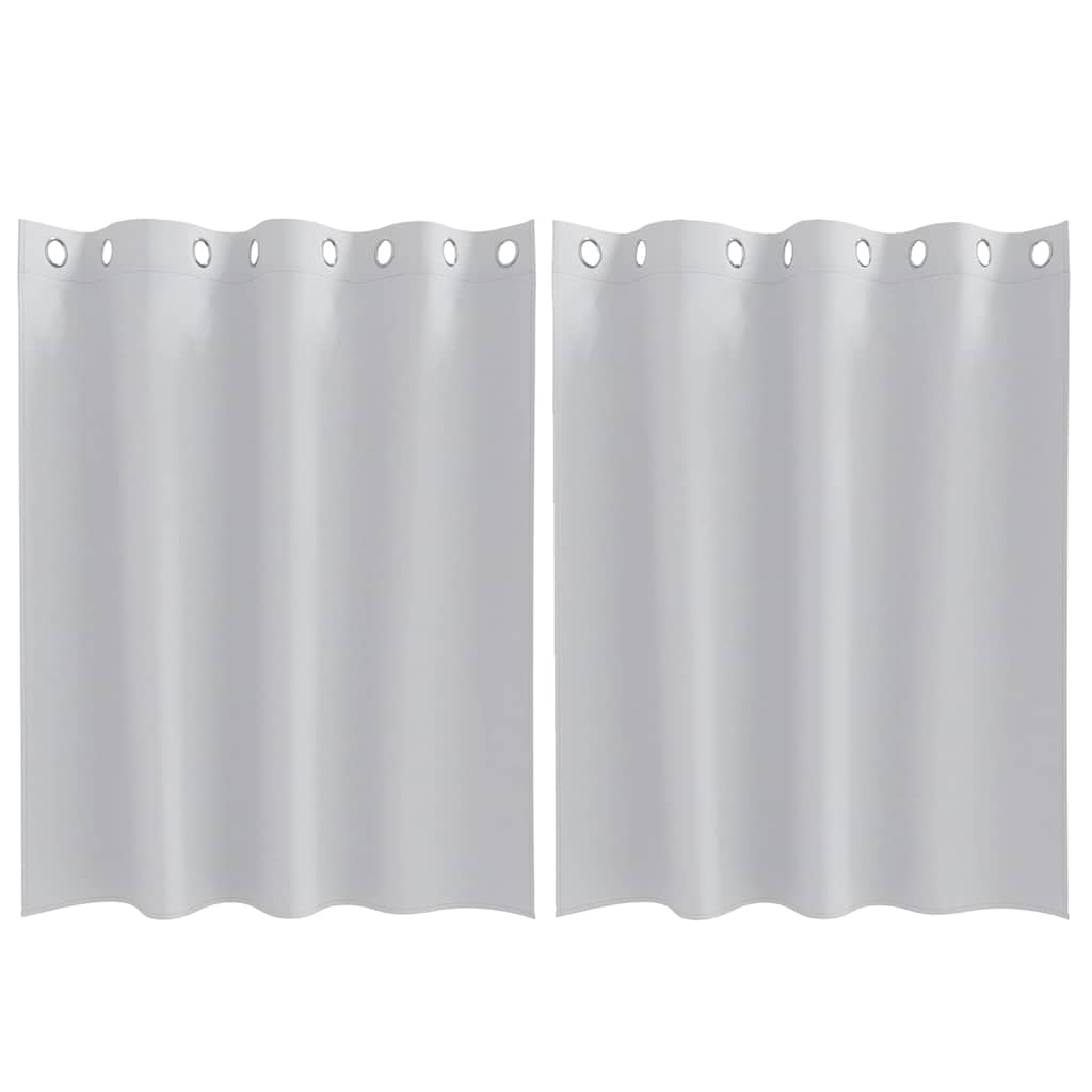 Cortinas opacas com cortinas Pale Grey Poliéster