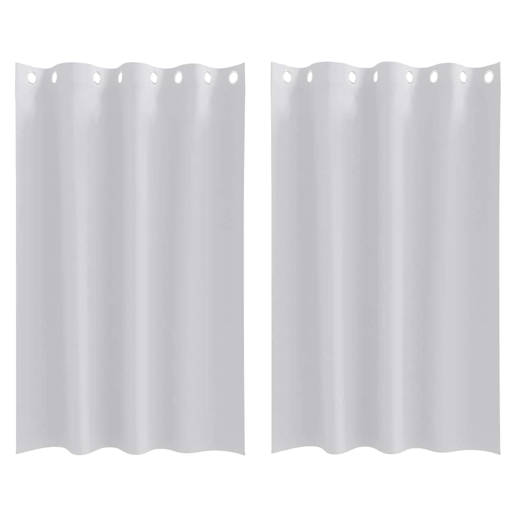 Cortinas opacas com cortinas Pale Grey Poliéster