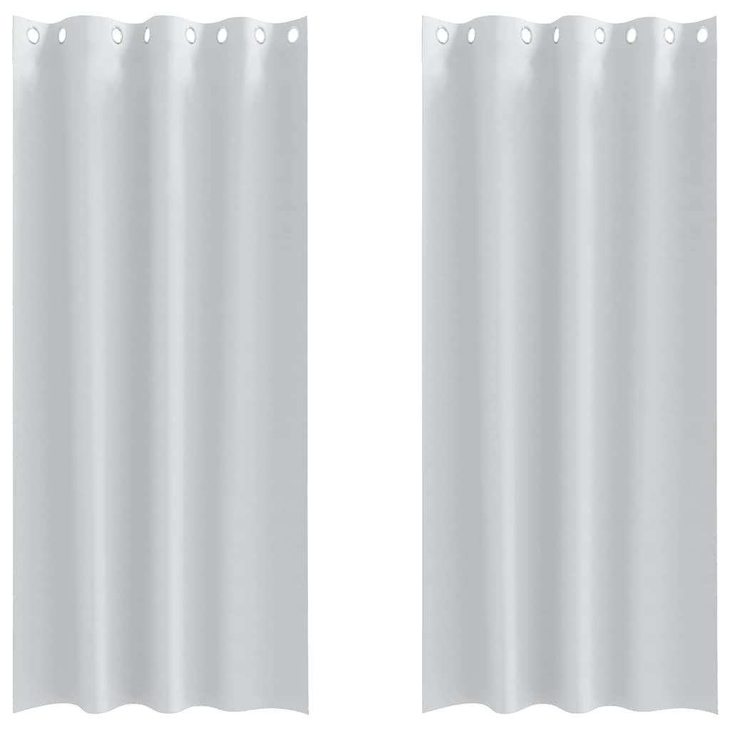 Cortinas opacas com cortinas Pale Grey Poliéster