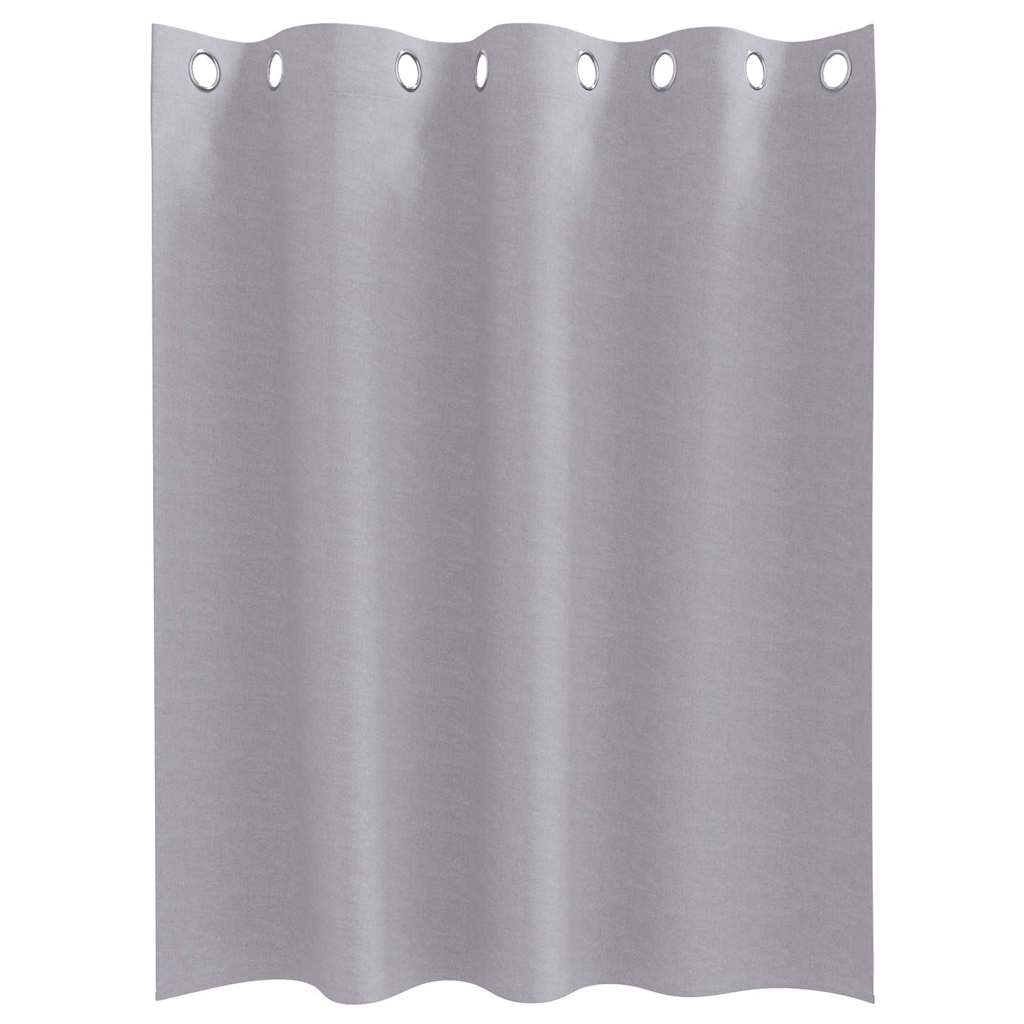 Cortinas opacas com cortinas Metal Grey Poliéster