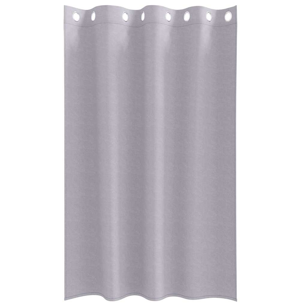 Cortinas opacas com cortinas Metal Grey Poliéster