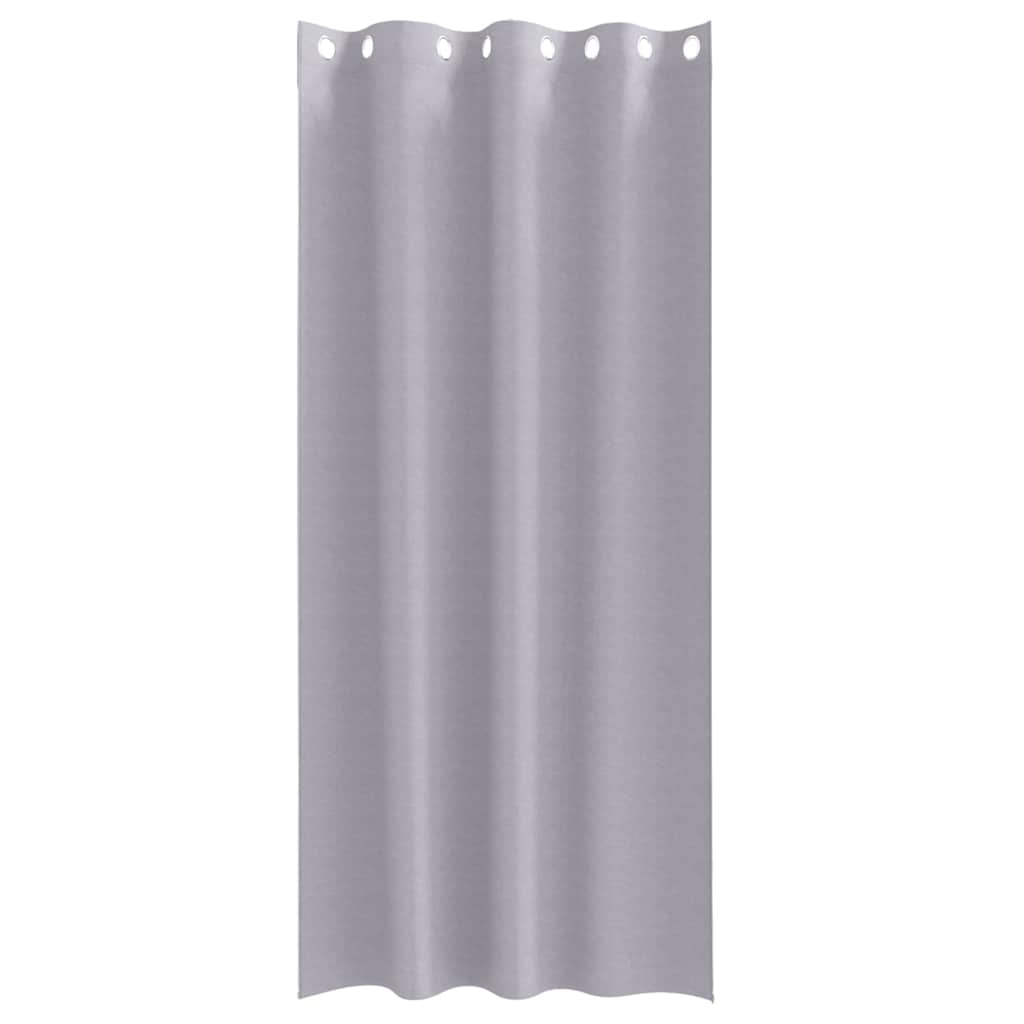 Cortinas opacas com cortinas Metal Grey Poliéster