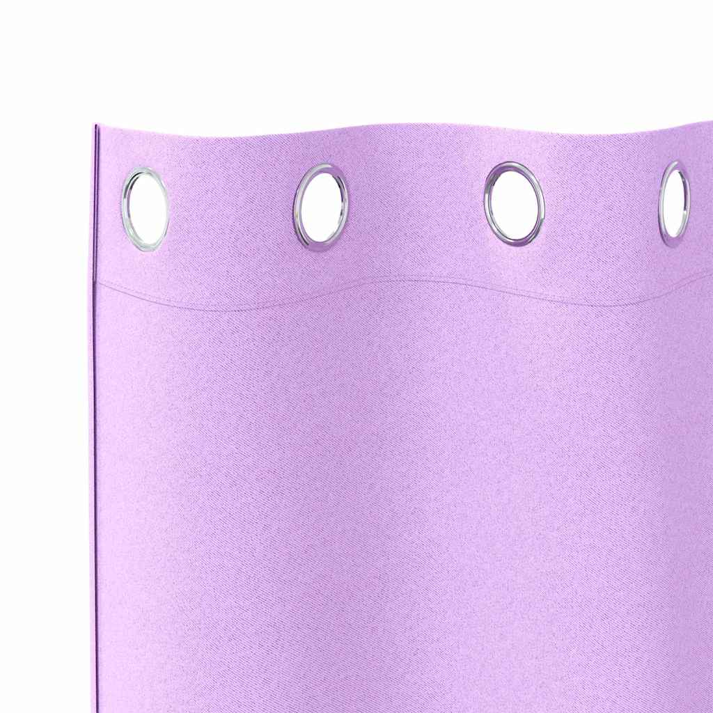 Cortinas opacas com cortinas Roxo Poliéster