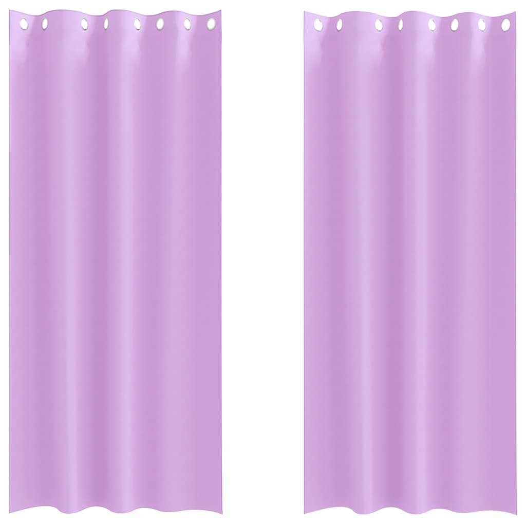 Cortinas opacas com cortinas Roxo Poliéster
