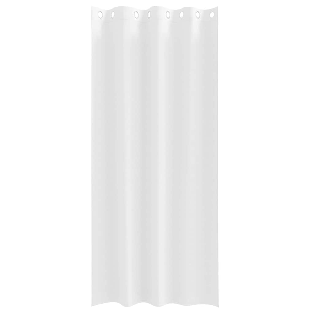 Cortinas opacas com cortinas Branco Puro Poliéster