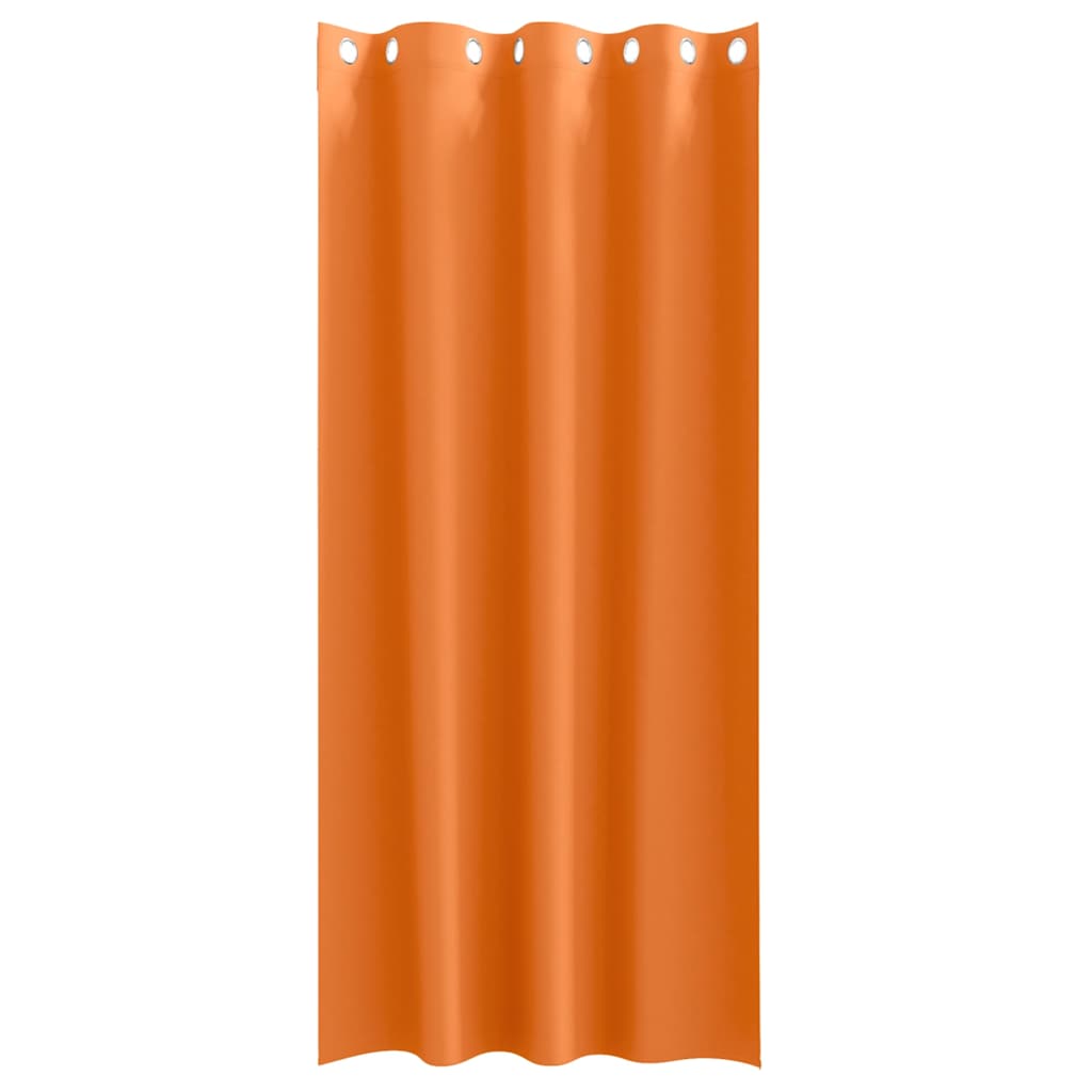 Cortinas opacas com cortinas Bright Orange Poliéster