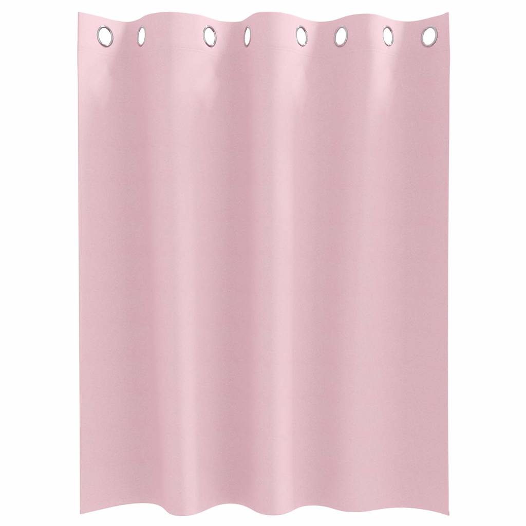 Cortinas opacas com cortinas Rosa bebé Poliéster