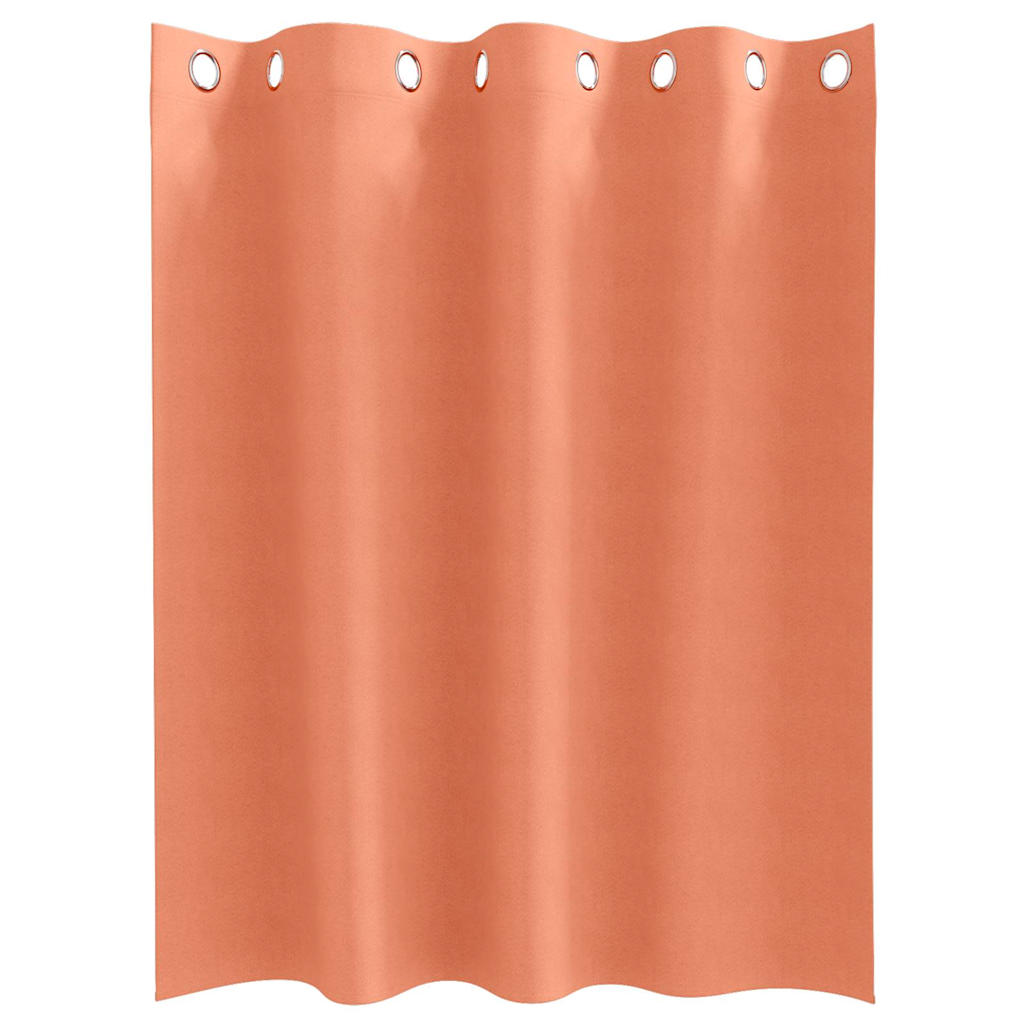 Cortinas opacas com cortinas Terracota Poliéster