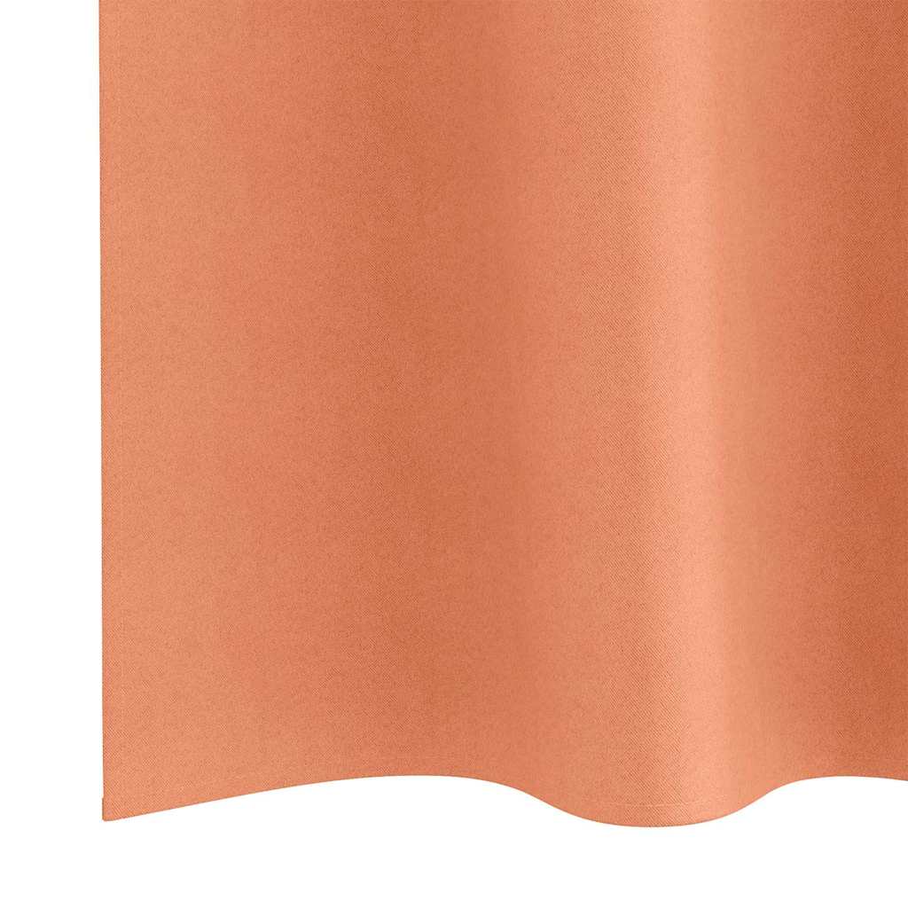Cortinas opacas com cortinas Terracota Poliéster