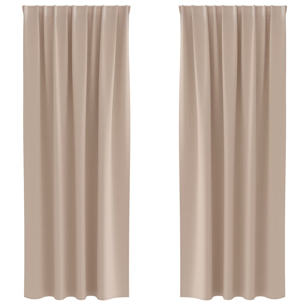 Cortinas opacas com cortinas Cinzento-acastanhado Poliéster