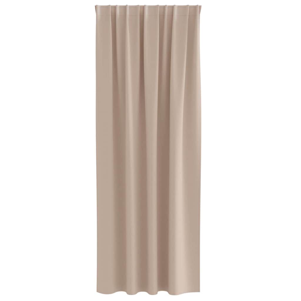 Cortinas opacas com cortinas Cinzento-acastanhado Poliéster