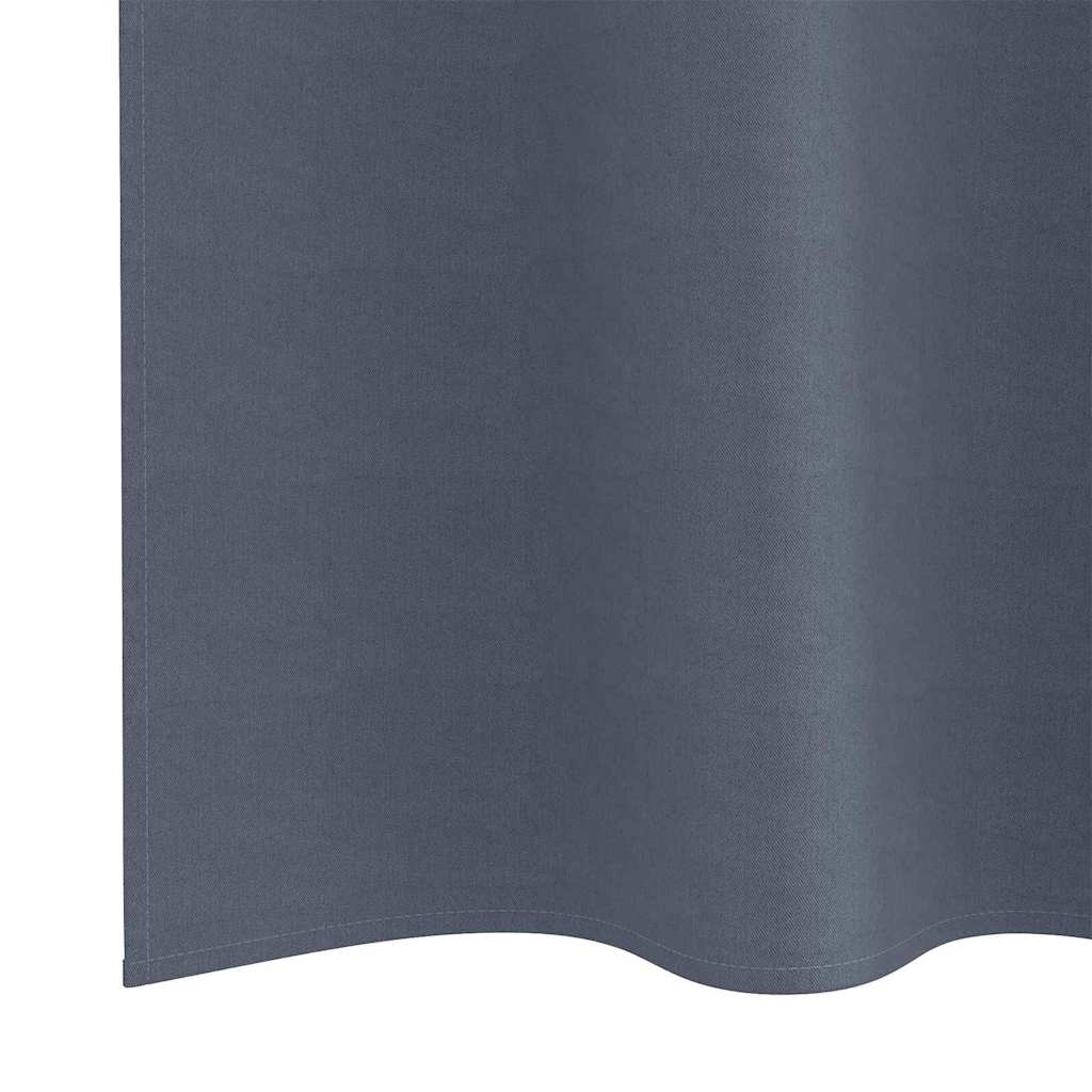 Cortinas opacas com cortinas Antracite Poliéster