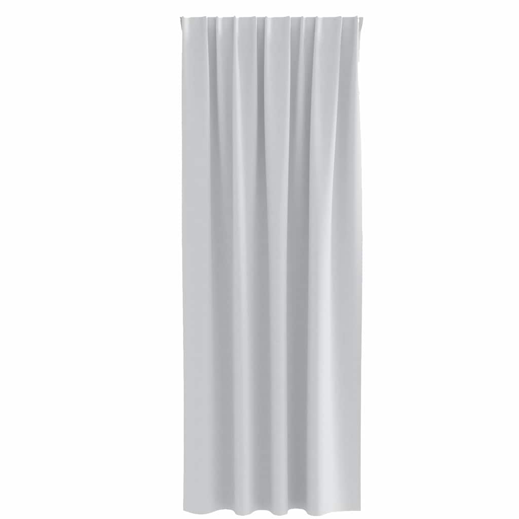 Cortinas opacas com cortinas Pale Grey Poliéster